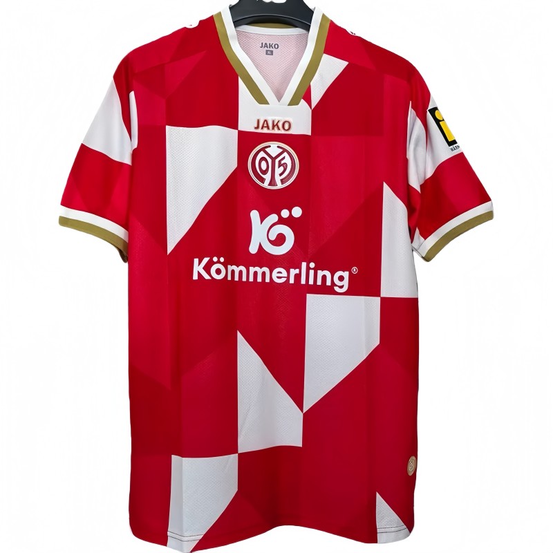 2025-26  Mainz 05 Red Special Edition Fans Soccer Jersey