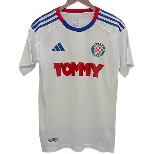 2025-26 Mens Hajduk Split away white Fans Soccer jersey