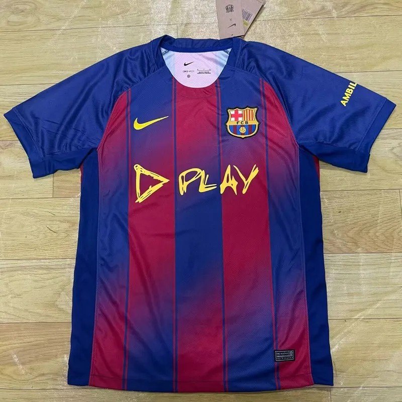 2025-26 Mens Barcelona Home Derby  soccer Jersey