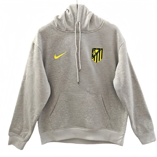 2025-26 Mens Atletico Madrid Grey hoody Hoodie Jersey