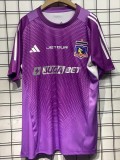 2025-26 Mens Colo-Colo  Purple Goalkeeper soccer jersey