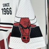 2026 BULLS White Retro High Quality Casual T-Shirt