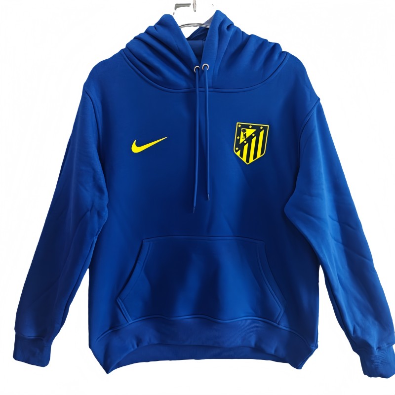 2025-26 Mens Atletico Madrid Fancy blue hoody Hoodie Jersey
