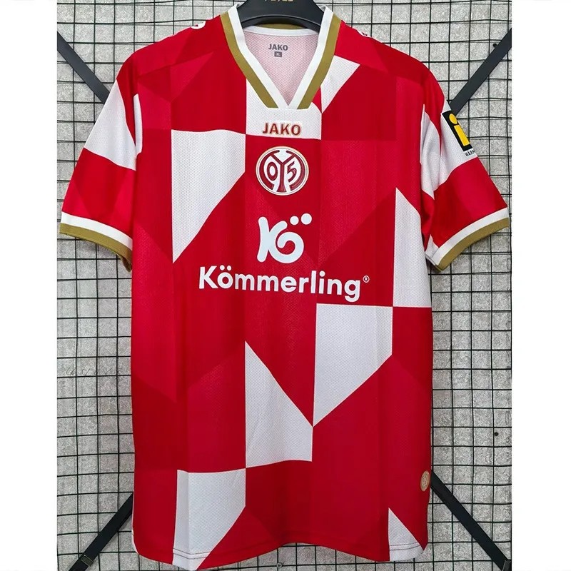 2025-26  Mainz 05 Red Special Edition Fans Soccer Jersey