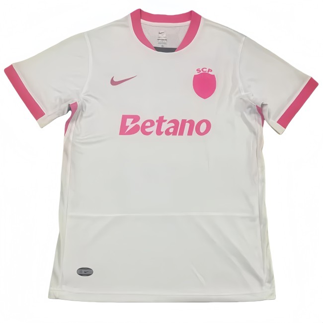 2025-26 Mens Sporting Lisbon white soccer Jersey