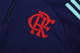 2025-26 Mens Flamengo royal blue Half Pull  Tracksuit