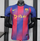2025-26 Mens Barcelona Home Derby Player Version Soccer Jersey
