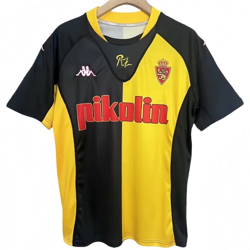 2001-2002 Zaragoza Away Retro Soccer Jersey