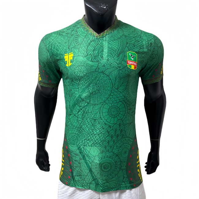 2025-26 Mens  Mali  Green Player version Soccer Jersey