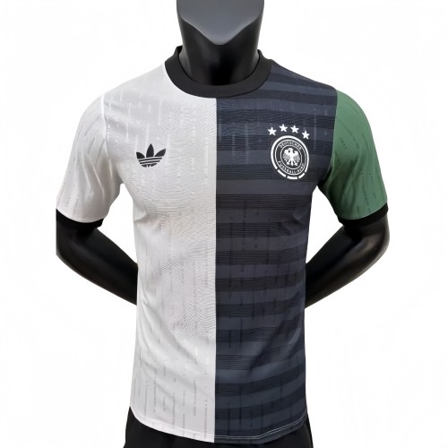 2026-27 Mens Germany Black White Special Edition Player Soccer Jersey