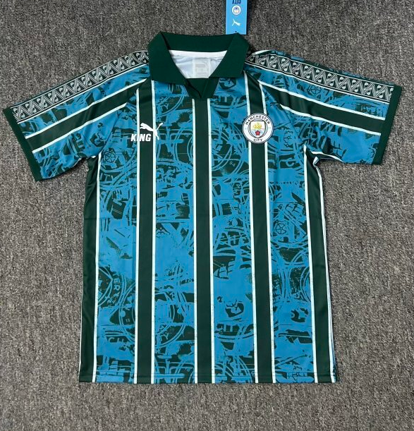 2025-26 Mens Manchester City 9# Special Edition blue soccer Jersey