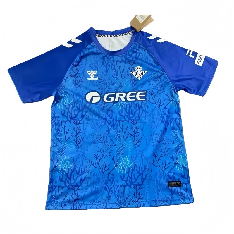 2025-26  Mens Real Betis Special Edition blue Soccer Jersey