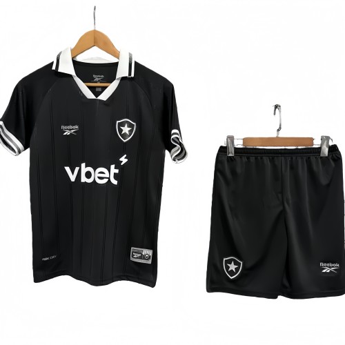 2025-26 KIDS Botafogo away black Soccer Jersey