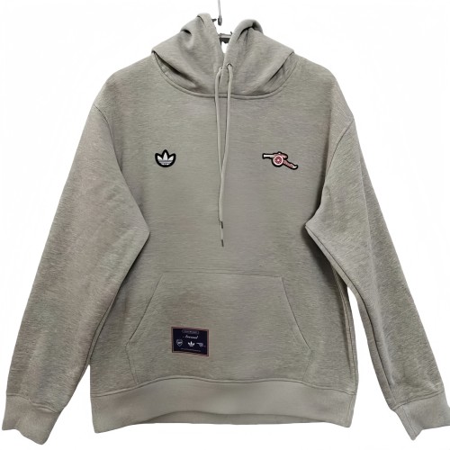 2025-26 Mens Arsenal Grey hoody Hoodie Jersey