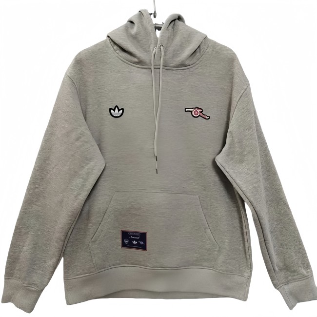 2025-26 Mens Arsenal Grey hoody Hoodie Jersey