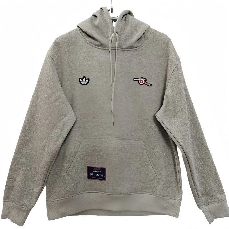 2025-26 Mens Arsenal Grey hoody Hoodie Jersey