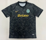 2025-26 Mens Sporting Lisbon Special Edition black soccer Jersey