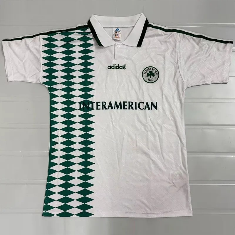 1995-1996 Mens Panathinaikos Away Retro Soccer Jersey