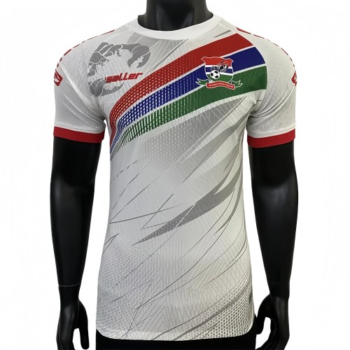 2025-26 Mens Gambia Home Player Version Soccer Jersey