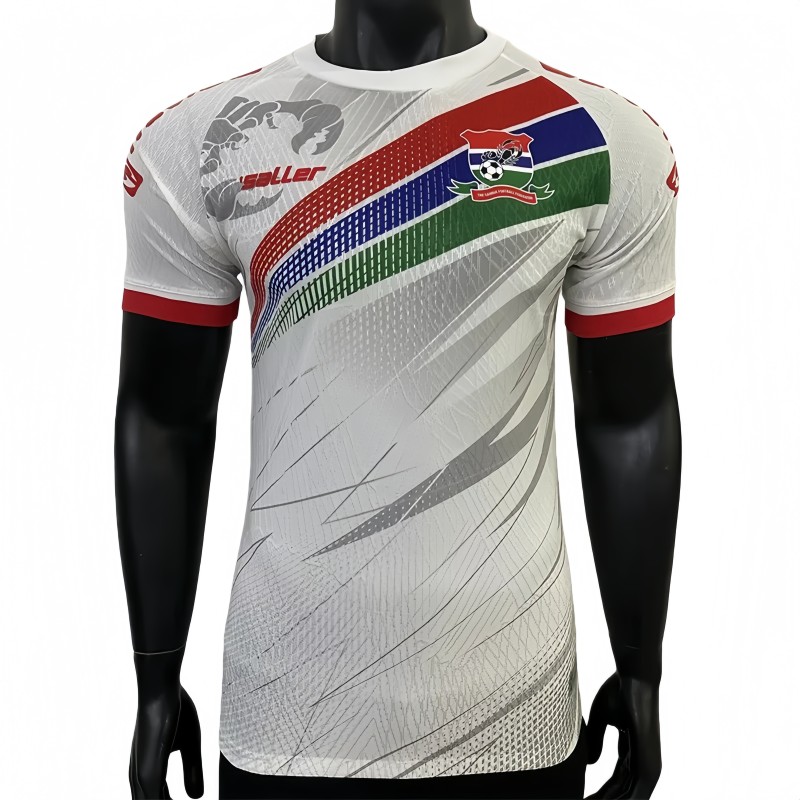 2025-26 Mens Gambia Home Player Version Soccer Jersey