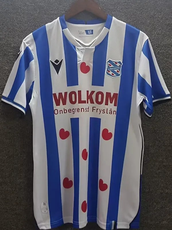 2025-26 Mens Heerenveen Home Fans Soccer Jersey