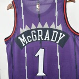 25-26 Raptors McGRADY #1 Purple Retro Top Quality Hot Pressing NBA Jersey