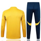 2025-26 Mens Boca Juniors Yellow Half Pull Tracksuit