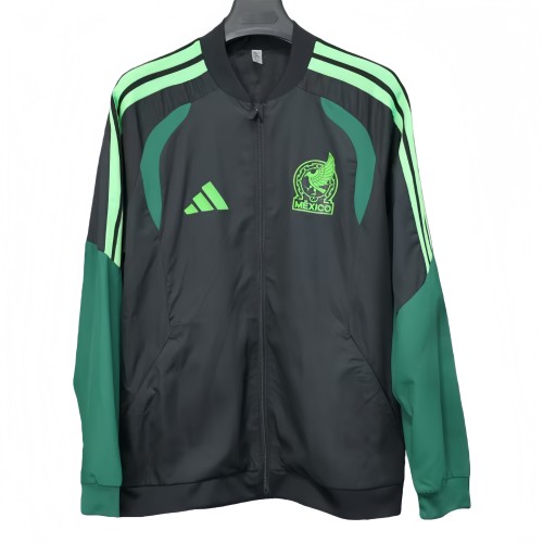 2025-26 Mens Mexico black green windbreaker
