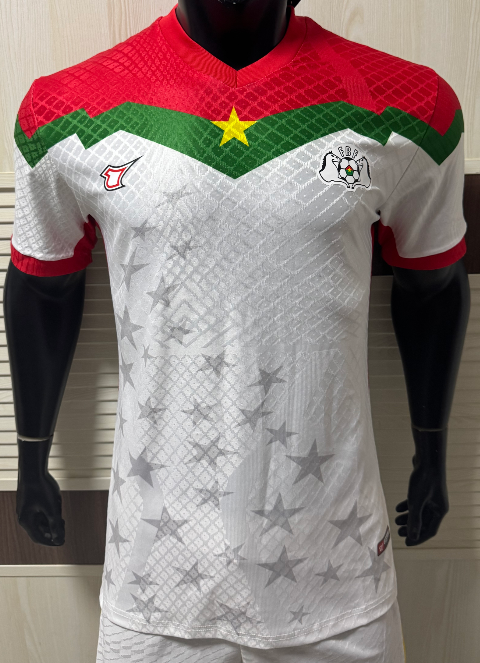 2026-27  Mens Burkina away white Player version soccer jersey
