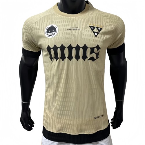 667 La Secte Saio 2020/2021 Yellow Player Version Training shirts