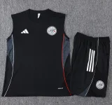 2025-26 Mens Ajax Black vest Training Short Suit