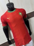 Player version Mens Morocco home soccer Jersey 2526