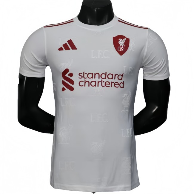 2025-26 Mens LIV  white Special Edition  Player Version Soccer Jersey