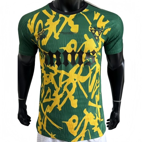 667 Apeshit X La secte 2023 Green Player Version Training shirts