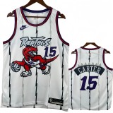 25-26 Raptors CARTER #15 White Retro Top Quality Hot Pressing NBA Jersey