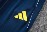 2025-26 Mens Boca Juniors Yellow Half Pull Tracksuit