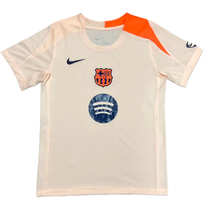 2025-26 Mens Barcelona Light Pink soccer Jersey