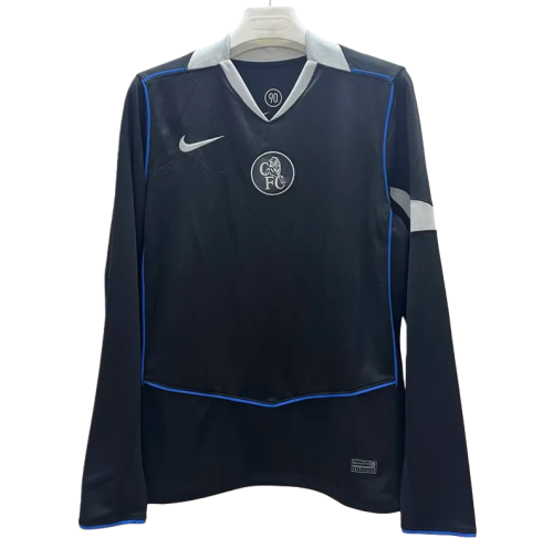 2025-26 Mens Chelsea Third away blue Long sleeve Jersey