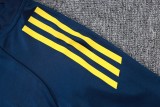 2025-26 Mens Boca Juniors  Royal blue Half Pull Tracksuit