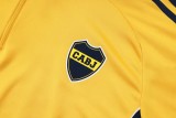2025-26 Mens Boca Juniors Yellow Half Pull Tracksuit