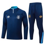 2025-26 Mens Gremio Royal blue Half Pull Tracksuit