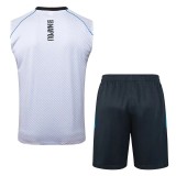 2025-26 Mens Napoli Light gray vest Training Short Suit