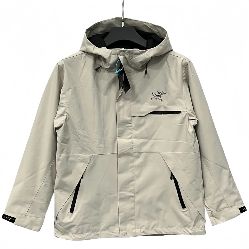 2025-26  ARC-TERYX Khaki Outdoor hoodie  windbreaker