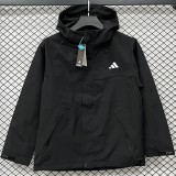 2025-26 AD Black Outdoor  hoodie  windbreaker