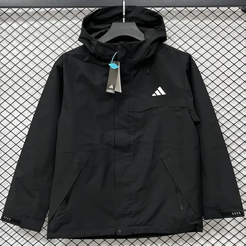 2025-26 AD Black Outdoor  hoodie  windbreaker