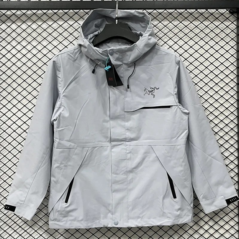 2025-26  ARC-TERYX Light blue Outdoor hoodie  windbreaker