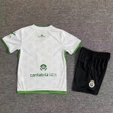 2025-26 KIDS Racing de Santander Home Soccer Jersey