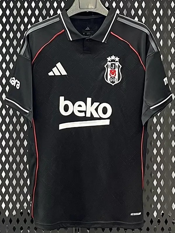 2025-26 Men's Besiktas Third away black soccer Jersey