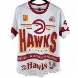 2026 Hawks White Retro High Quality Casual T-Shirt #MN
