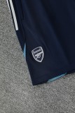 2025-26 Mens Arsenal Royal blue vest Training Short Suit